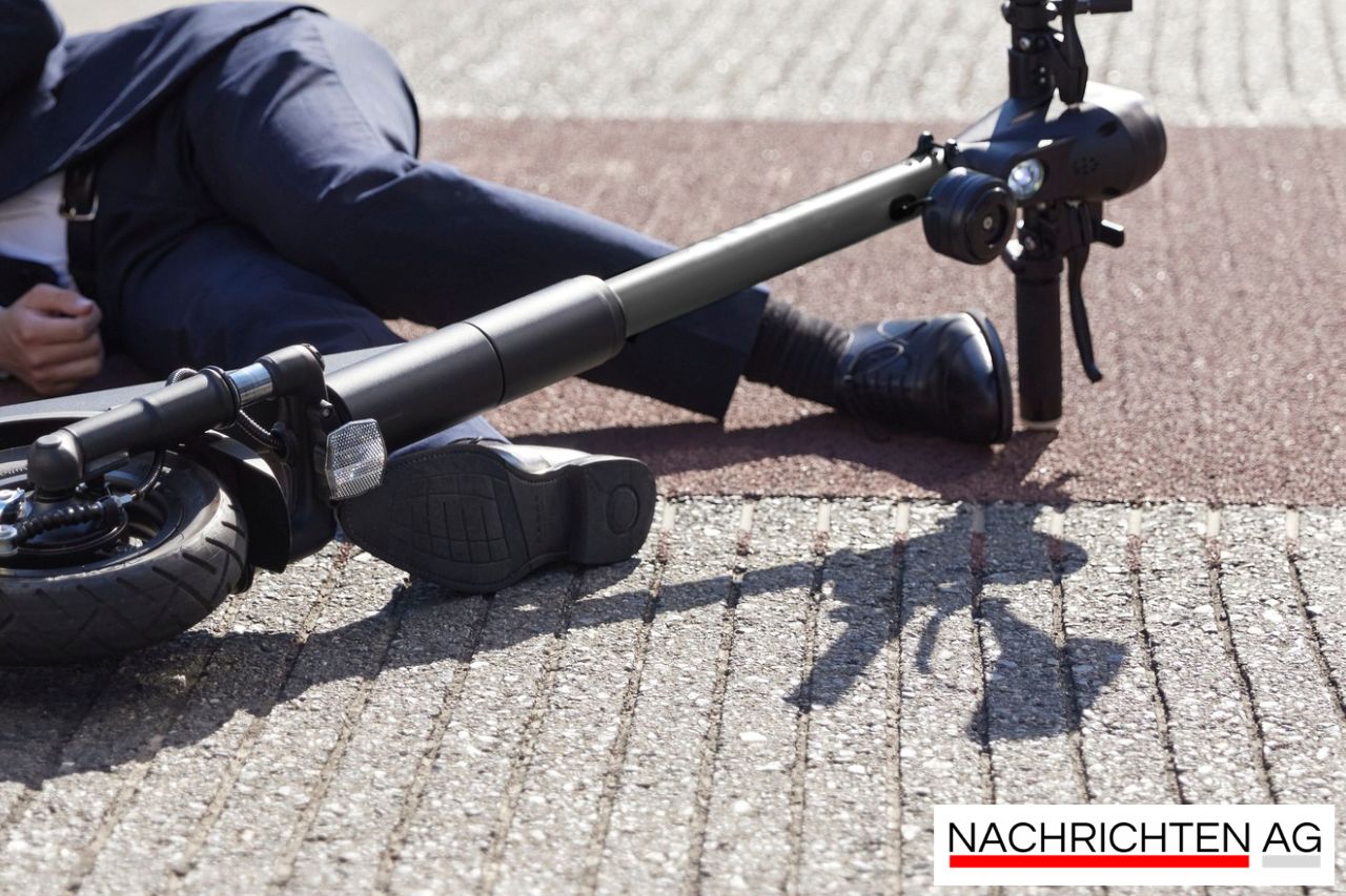 E-Roller-Sturz in Forst: Verletzter Fahrer und steigende Unfallzahlen!
